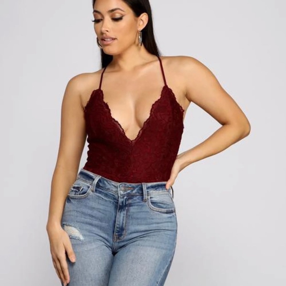plunging bodysuit